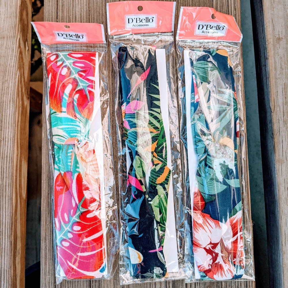 3 D’Bello Women Headbands NWT